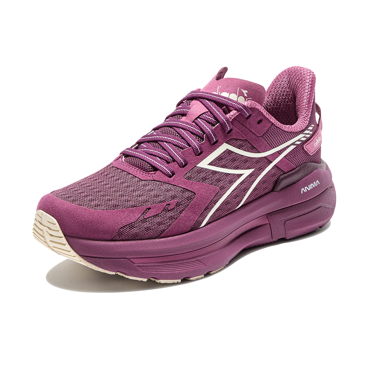 Diadora Cellula — Black - Whisper White — Size B — Width 6 — Lifestyle View