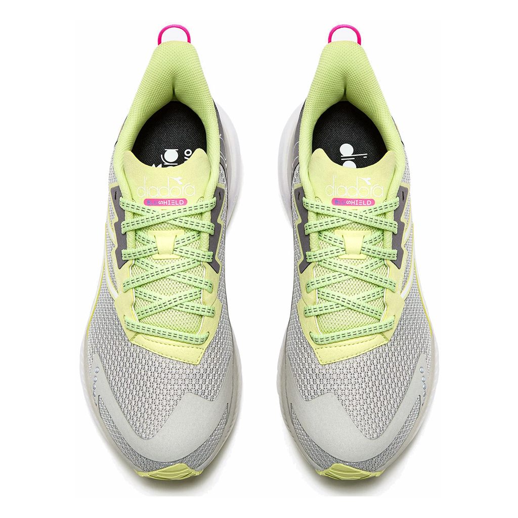 Diadora Mythos Blushield Volo 4 — Silver - Dusty Turquoise — Size B — Width 7 — Alternate View 8