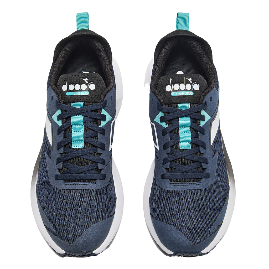 Diadora Mythos Blushield Vigore 3 — White - Black - Silver DD — Size D — Width 10 — Alternate View 8