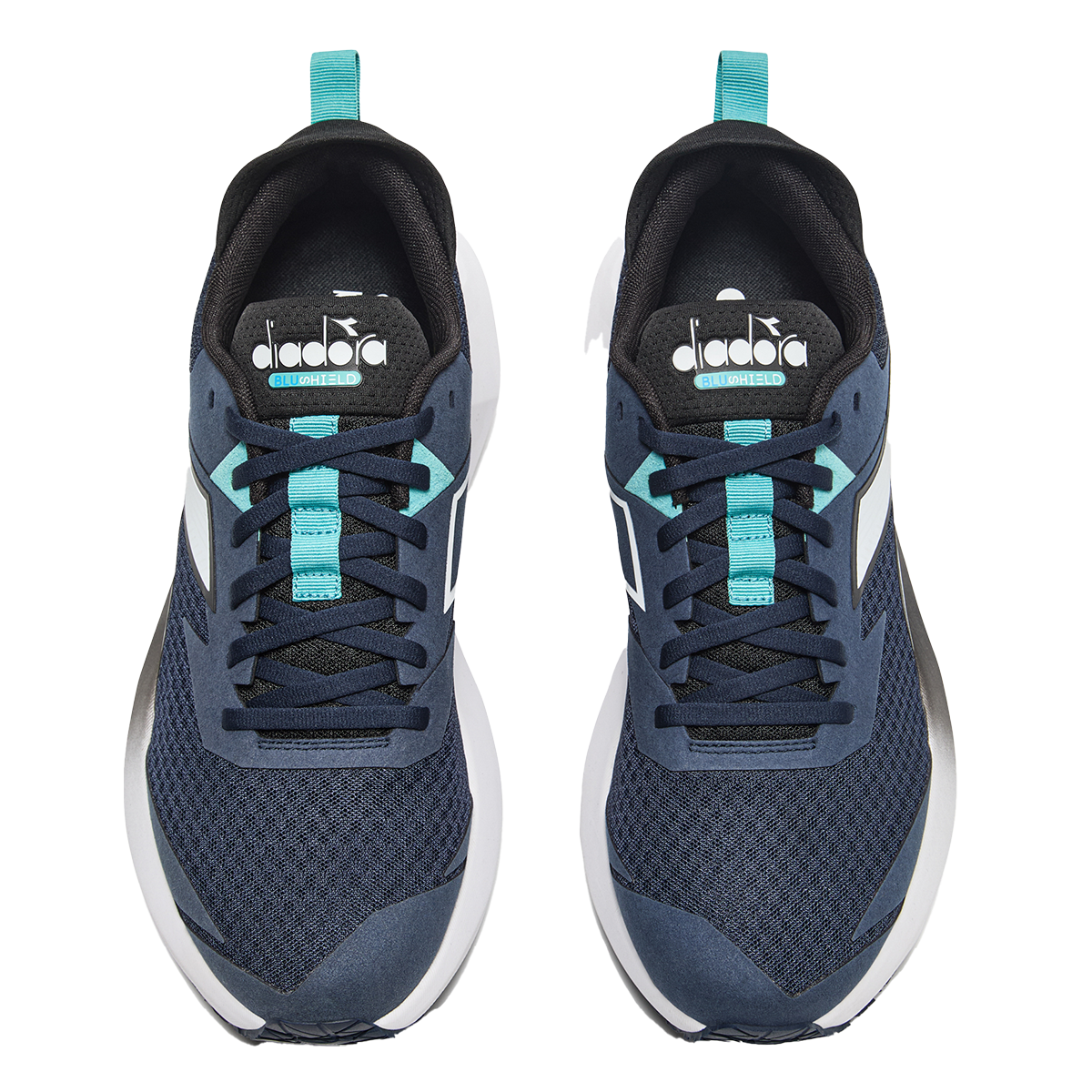 Diadora Mythos Blushield Vigore 3 — White - Black - Silver DD — Size D — Width 10 — Alternate View 8