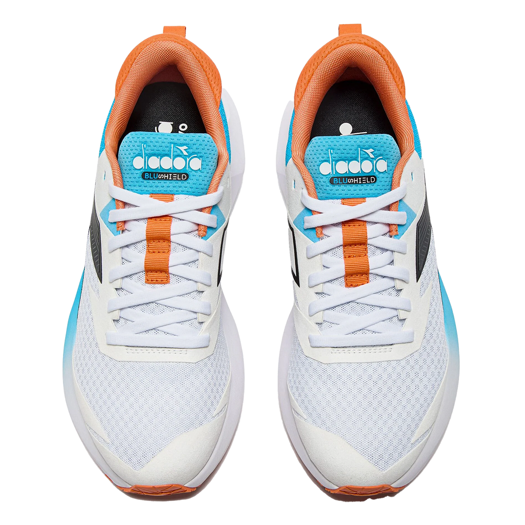 Diadora Mythos Blushield Vigore 3 — White - Black - Silver DD — Size D — Width 10 — Alternate View 11