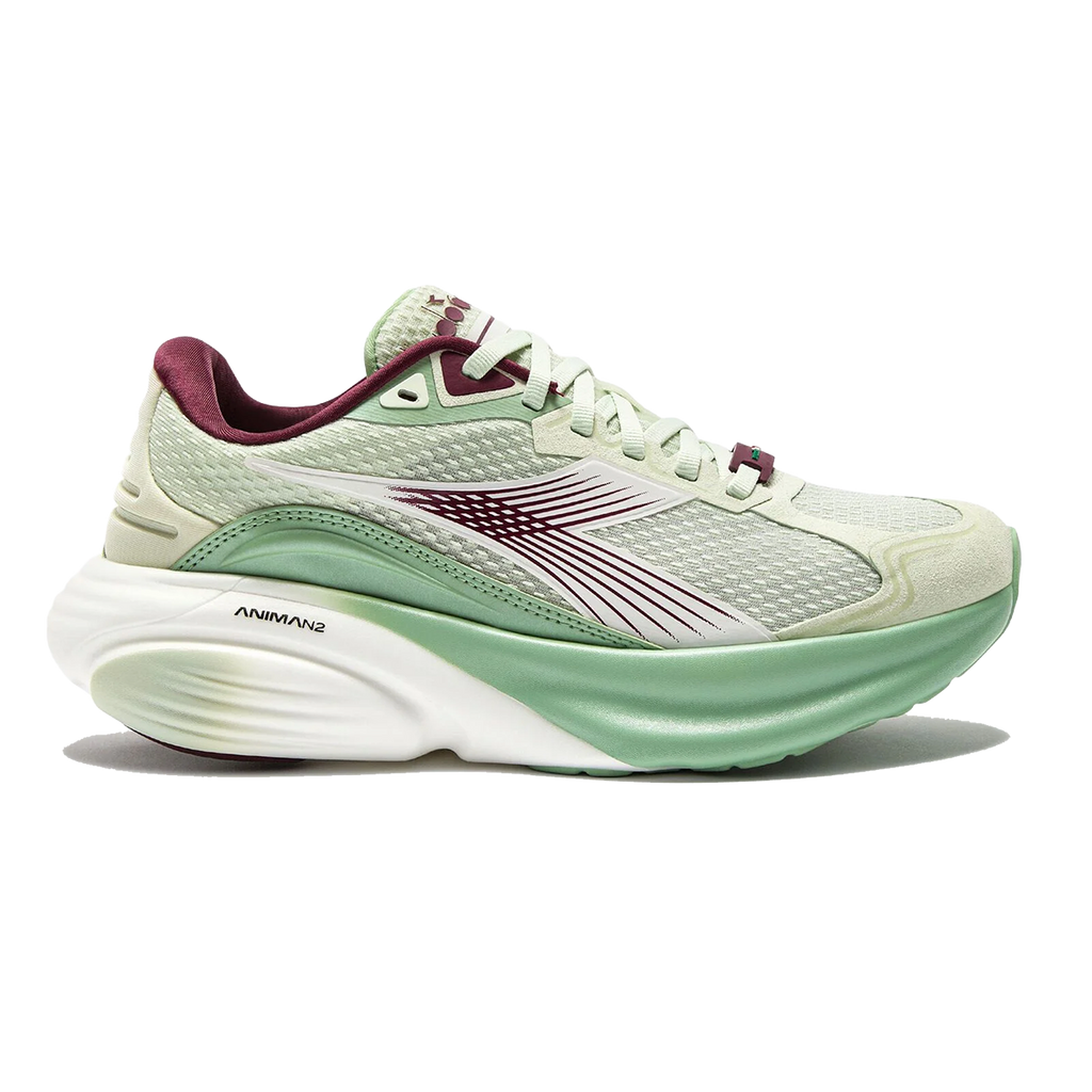 Diadora Atomo Star — Blue Lapis - Spa Retreat - White — Size D — Width 10 — Front View