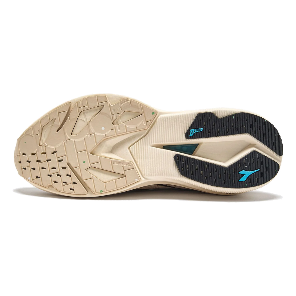 Diadora Mythos Blushield Volo 5 2030 — Beige - Whisper White — Size B — Width 10 — Back View