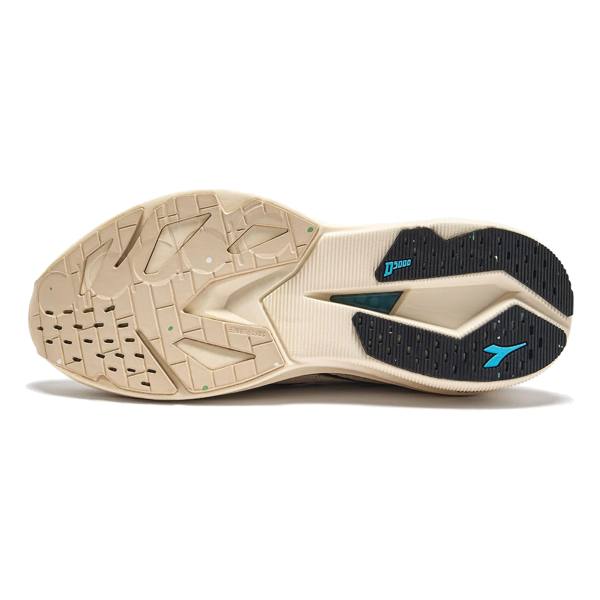 Diadora Mythos Blushield Volo 5 2030 — Beige - Whisper White — Size B — Width 10 — Back View