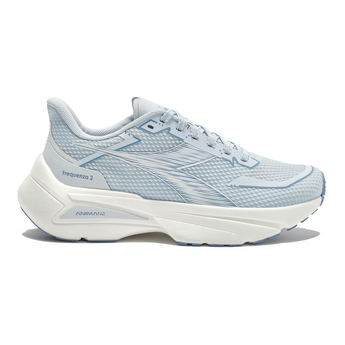 Diadora Frequenza 2 — Scallop Shell - Winery — Size B — Width 10 — Top View