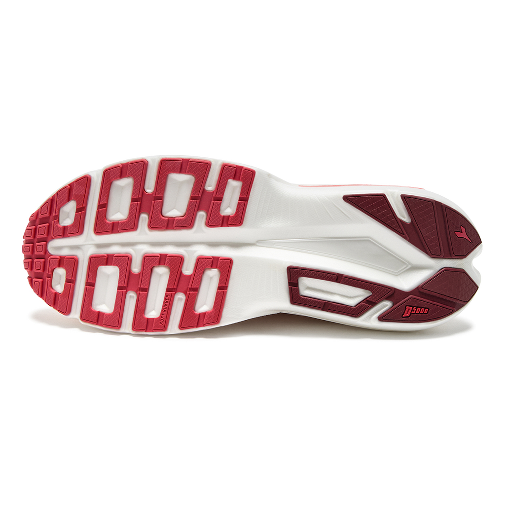 Diadora Frequenza 2 — Scallop Shell - Winery — Size B — Width 10 — Back View