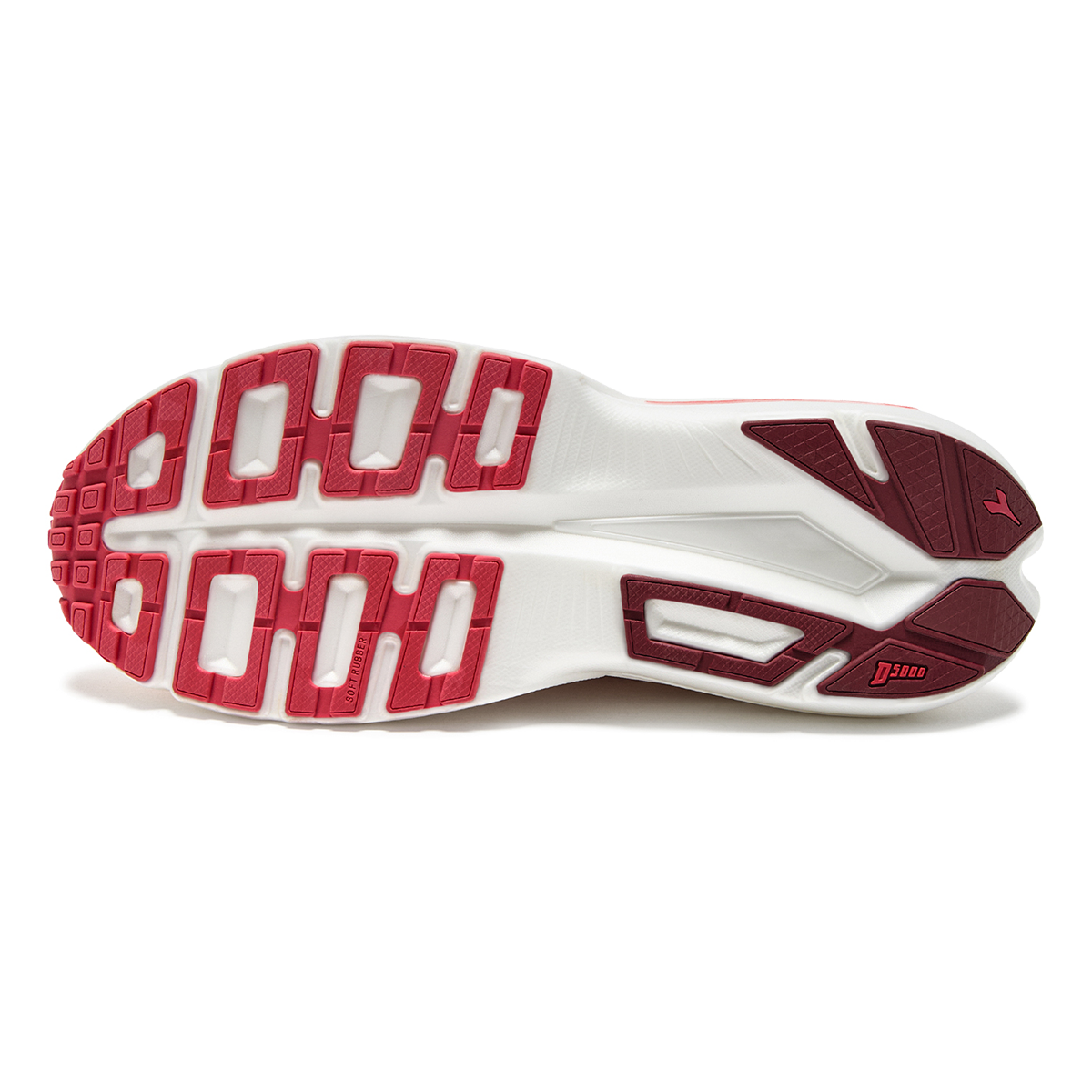 Diadora Frequenza 2 — Scallop Shell - Winery — Size B — Width 10 — Back View