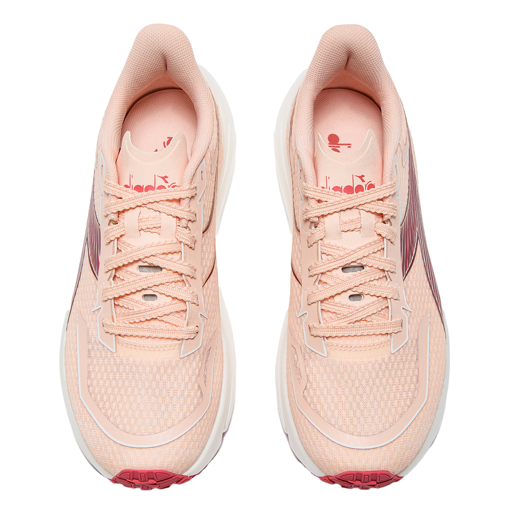 Diadora Frequenza 2 — Scallop Shell - Winery — Size B — Width 10 — Side View