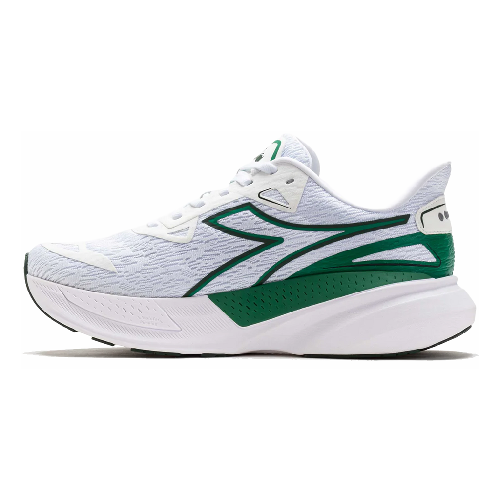 Diadora Nucleo 2 — Whisper White - Orange Peel — Size D — Width 10 — Lifestyle View