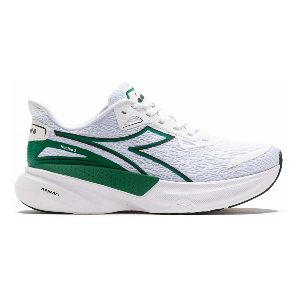 Diadora Nucleo 2 — Whisper White - Orange Peel — Size D — Width 10 — Detail View