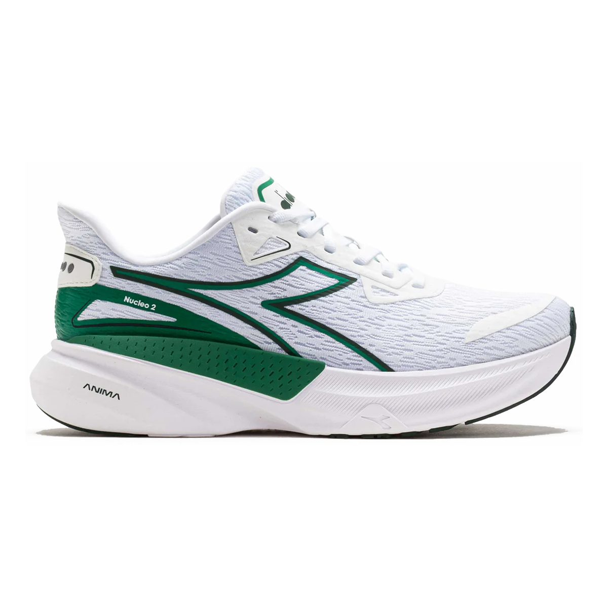 Diadora Nucleo 2 — Whisper White - Orange Peel — Size D — Width 10 — Detail View