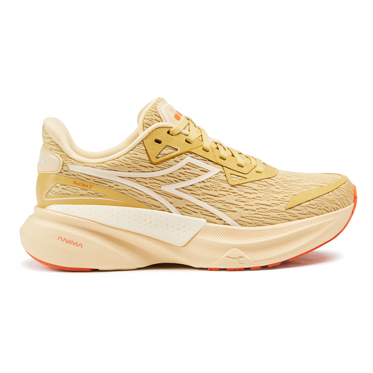 Diadora Nucleo 2 — Whisper White - Pink Frosti — Size B — Width 10 — Lifestyle View