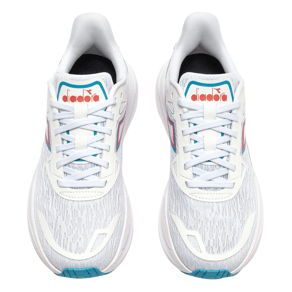 Diadora Nucleo 2 — Whisper White - Pink Frosti — Size B — Width 10 — Top View