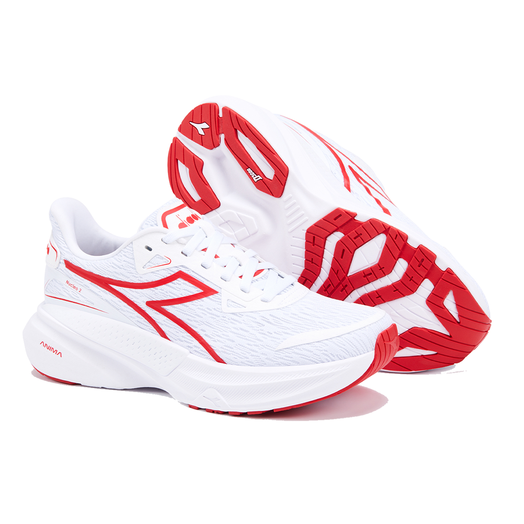 Diadora Nucleo 2 — Whisper White - Pink Frosti — Size B — Width 10 — Alternate View 9