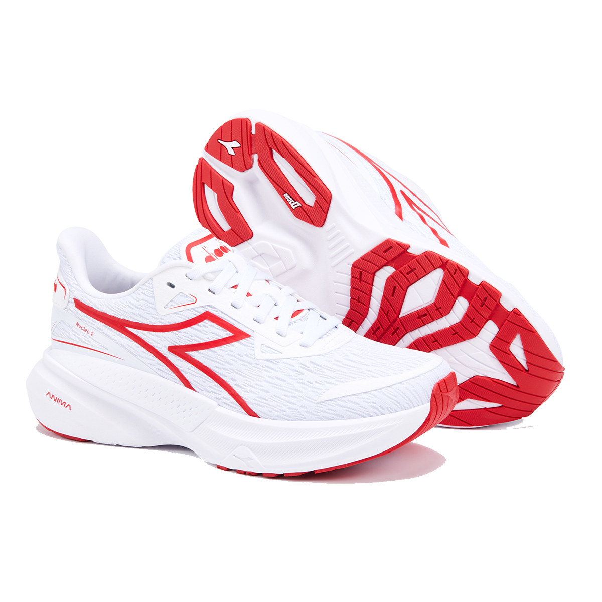 Diadora Nucleo 2 — Whisper White - Pink Frosti — Size B — Width 10 — Alternate View 9