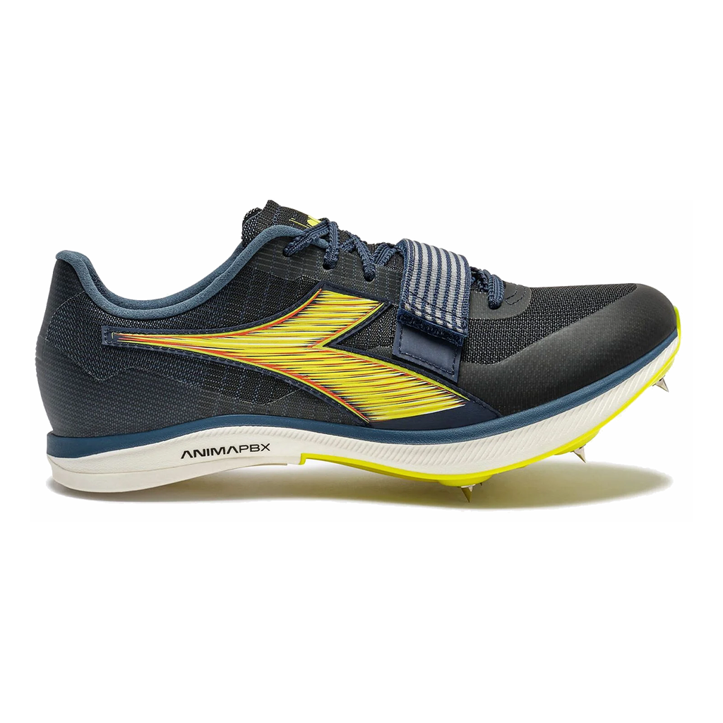 Diadora Lungo Carbon — Dk Denim - Slphr Sprg - Sclt — Size B — Width 10 — Detail View