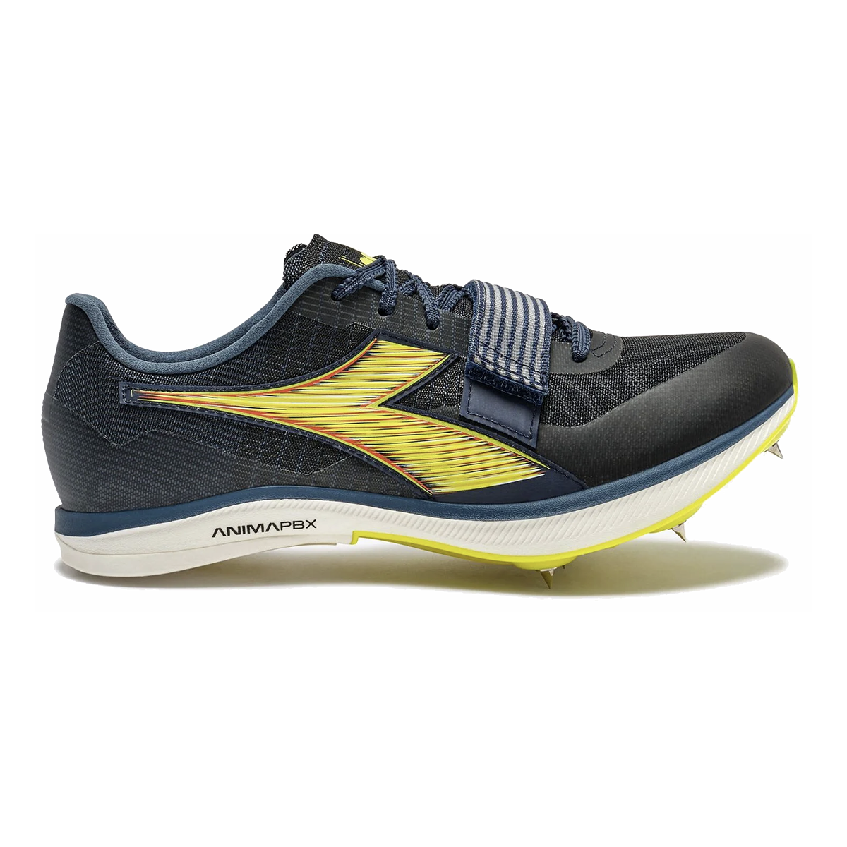 Diadora Lungo Carbon — Dk Denim - Slphr Sprg - Sclt — Size B — Width 10 — Detail View
