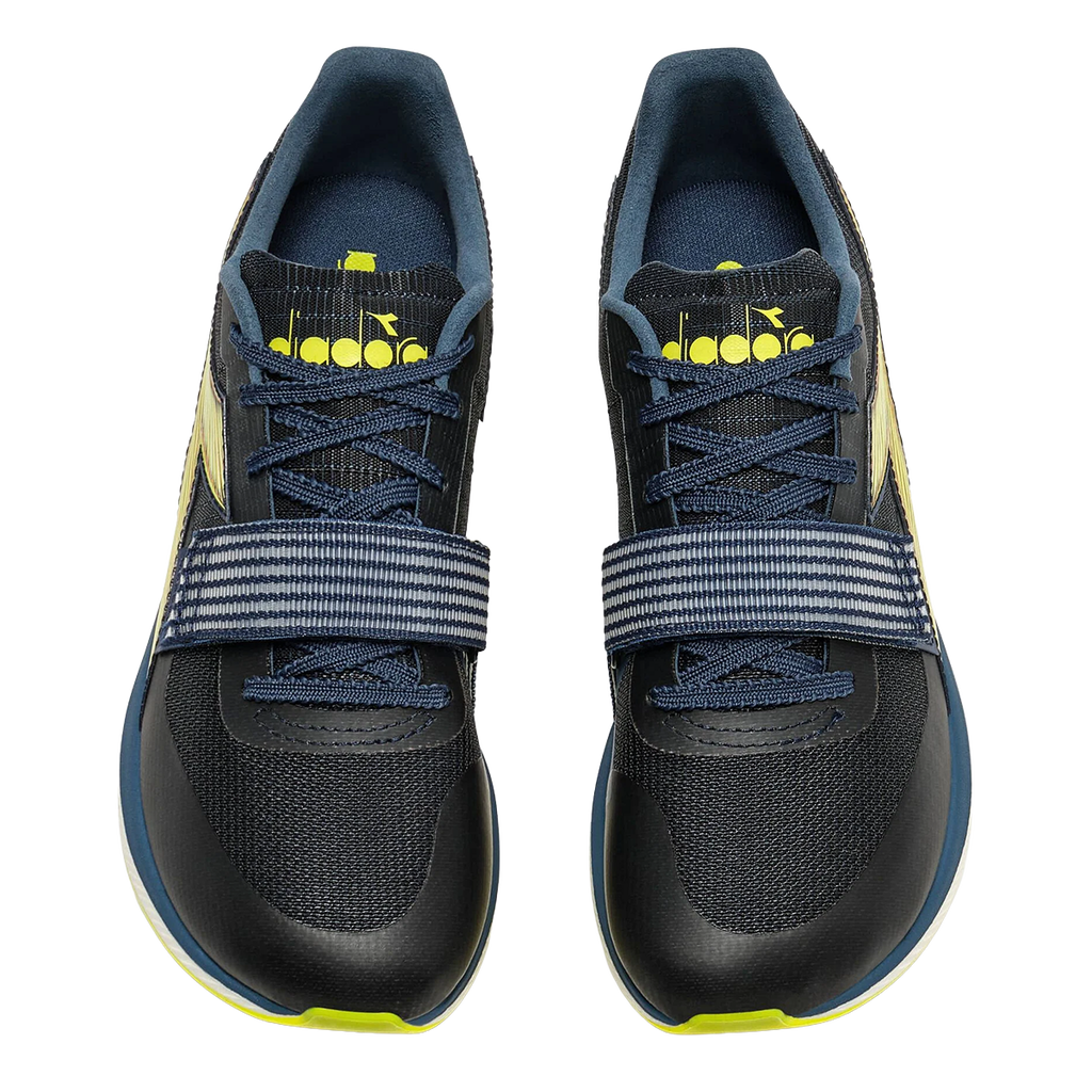 Diadora Lungo Carbon — Dk Denim - Slphr Sprg - Sclt — Size B — Width 10 — Lifestyle View