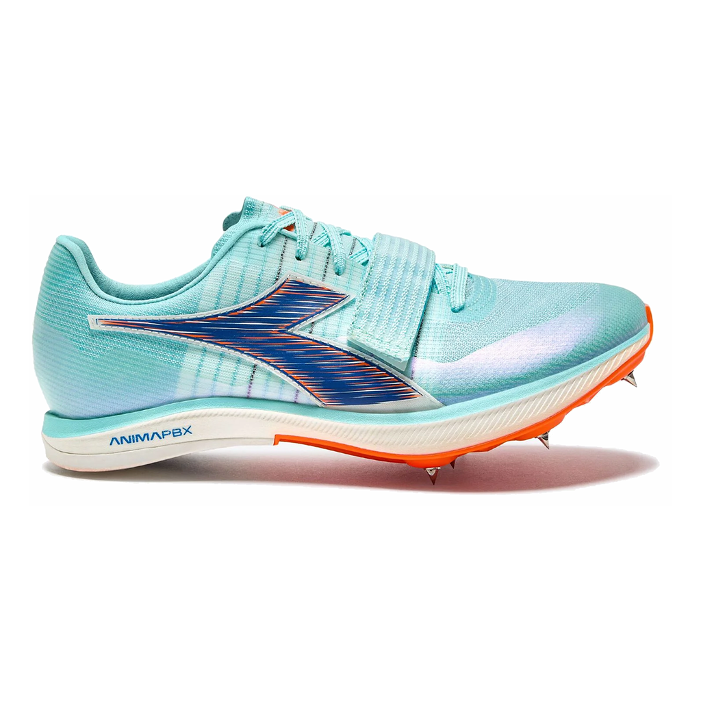 Diadora Lungo Carbon — Dk Denim - Slphr Sprg - Sclt — Size B — Width 10 — Front View