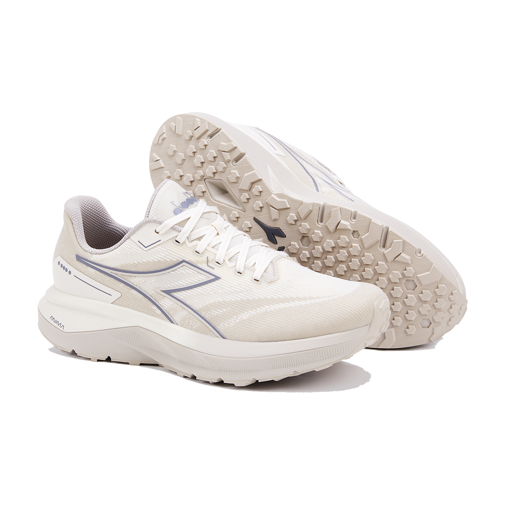 Diadora Nucleo 2 GR — Turtledove - Oyster Gray — Size D — Width 10 — Side View
