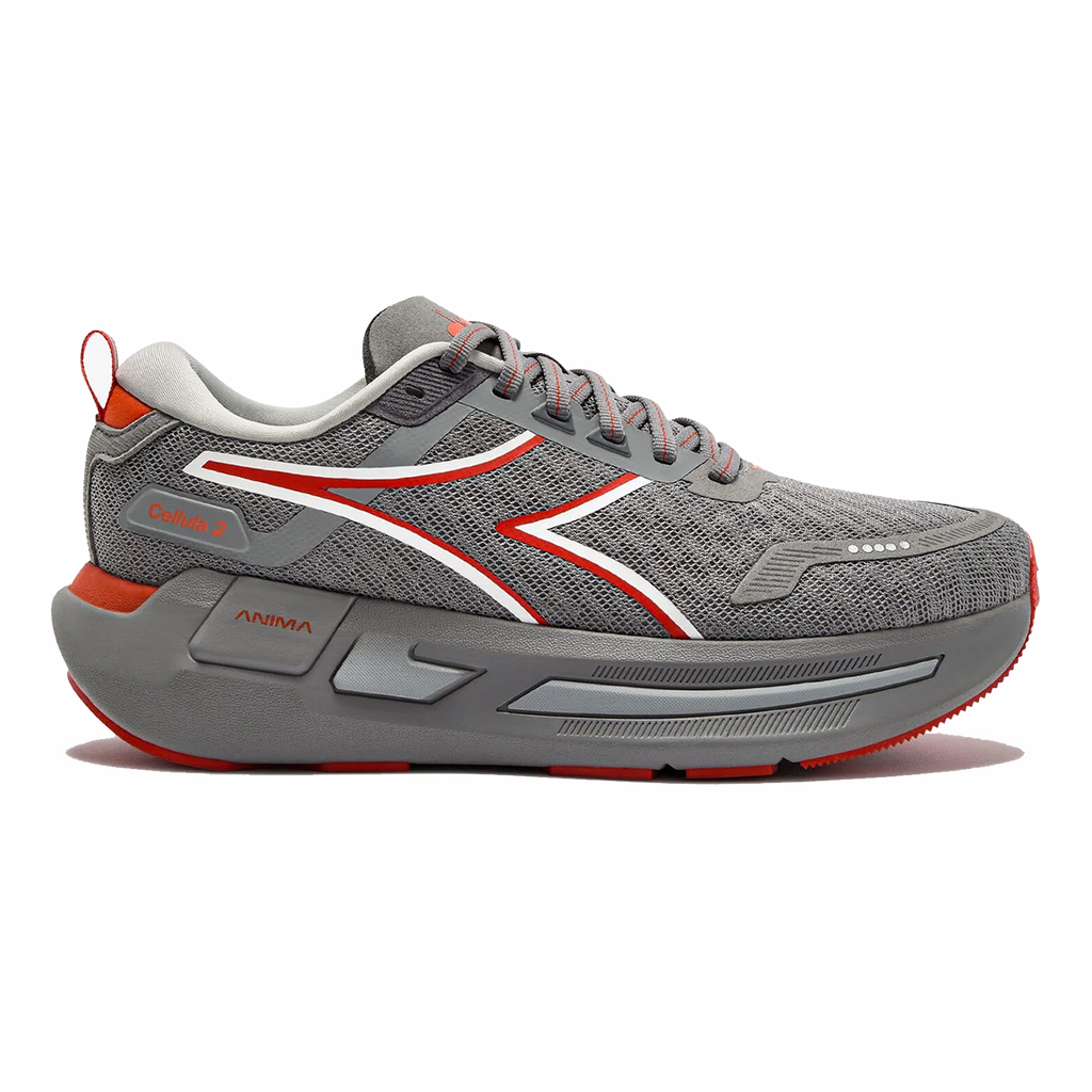 Diadora Cellula 2 — Coral - Hot Coral — Size B — Width 6 — Detail View