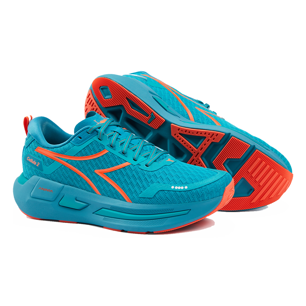 Diadora Cellula 2 — Lapis - Harbor Blue — Size D — Width 7.5 — Side View