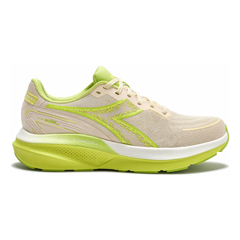 Diadora Mythos Blushield Vigore V — White - Nectarine — Size D — Width 10 — Alternate View 10