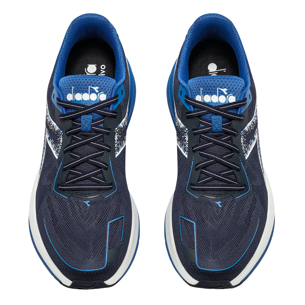 Diadora Mythos Blushield Vigore V — White - Nectarine — Size D — Width 10 — Detail View