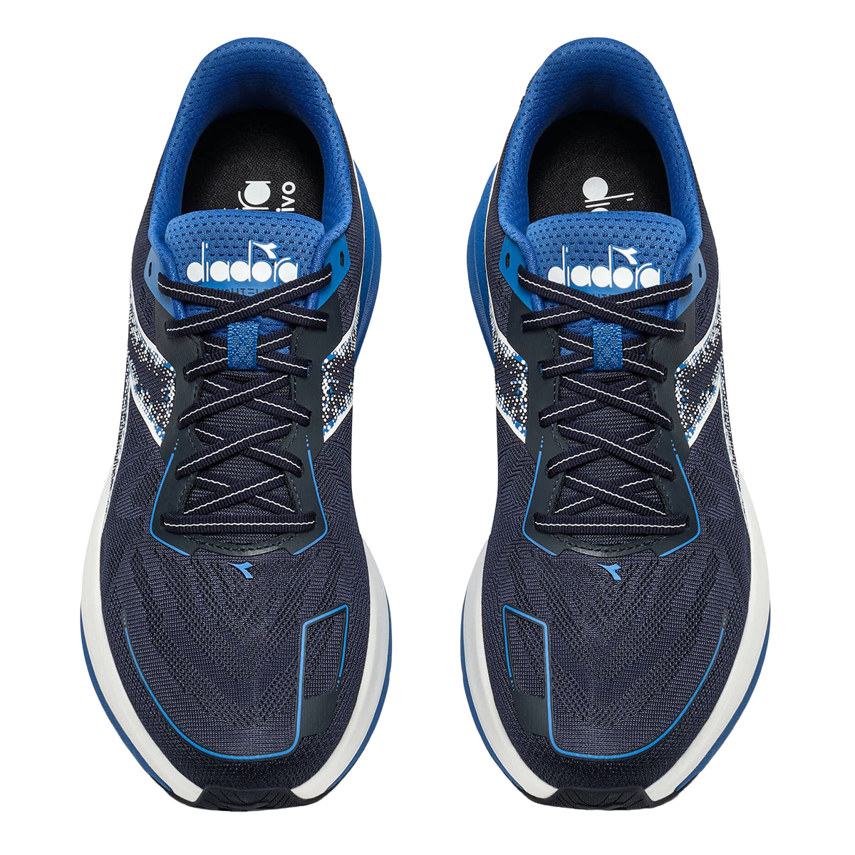 Diadora Mythos Blushield Vigore V — White - Nectarine — Size D — Width 10 — Detail View