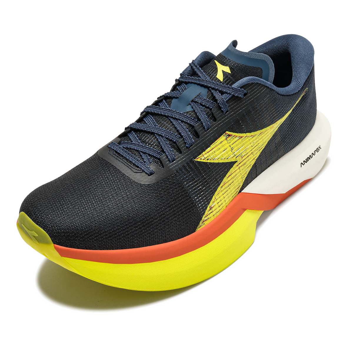 Diadora Gara Carbon 3 — Dk Denim - Slphr Sprg - Sclt — Size D — Width 5.5 M / 7 W — Side View