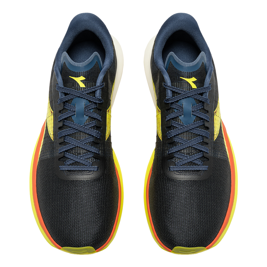 Diadora Gara Carbon 3 — Dk Denim - Slphr Sprg - Sclt — Size D — Width 5.5 M / 7 W — Back View