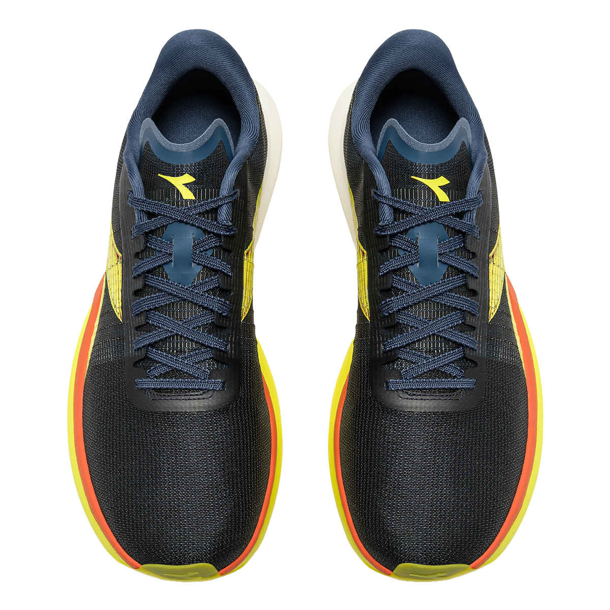 Diadora Gara Carbon 3 — Dk Denim - Slphr Sprg - Sclt — Size D — Width 5.5 M / 7 W — Back View