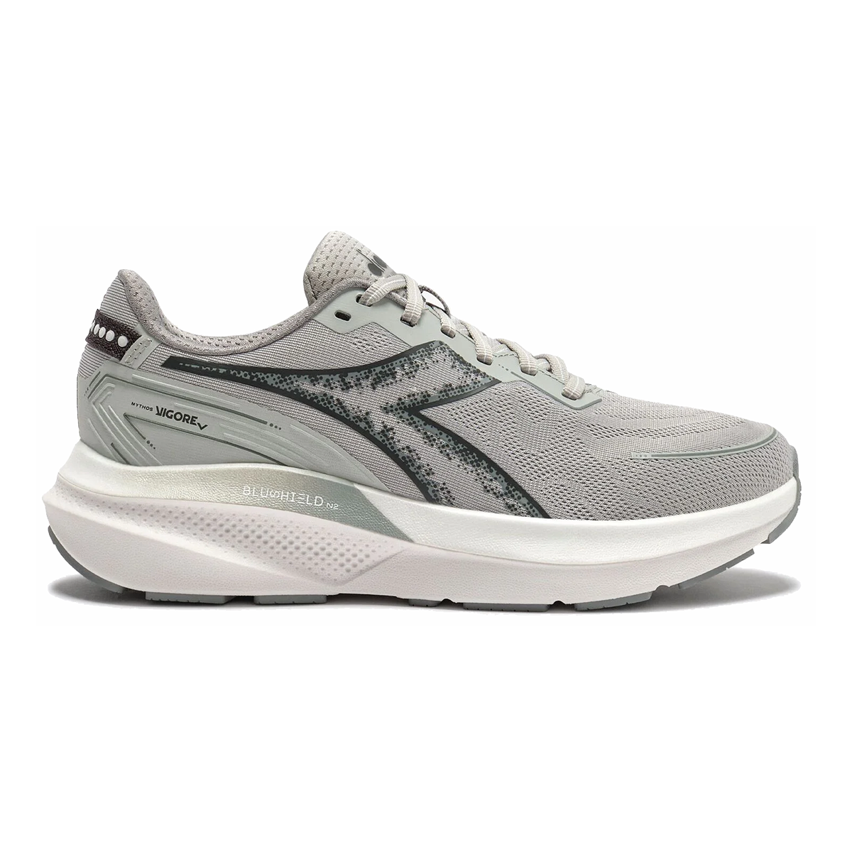 Diadora Mythos Blushield Vigore V — White - Cabbage — Size B — Width 10 — Alternate View 7