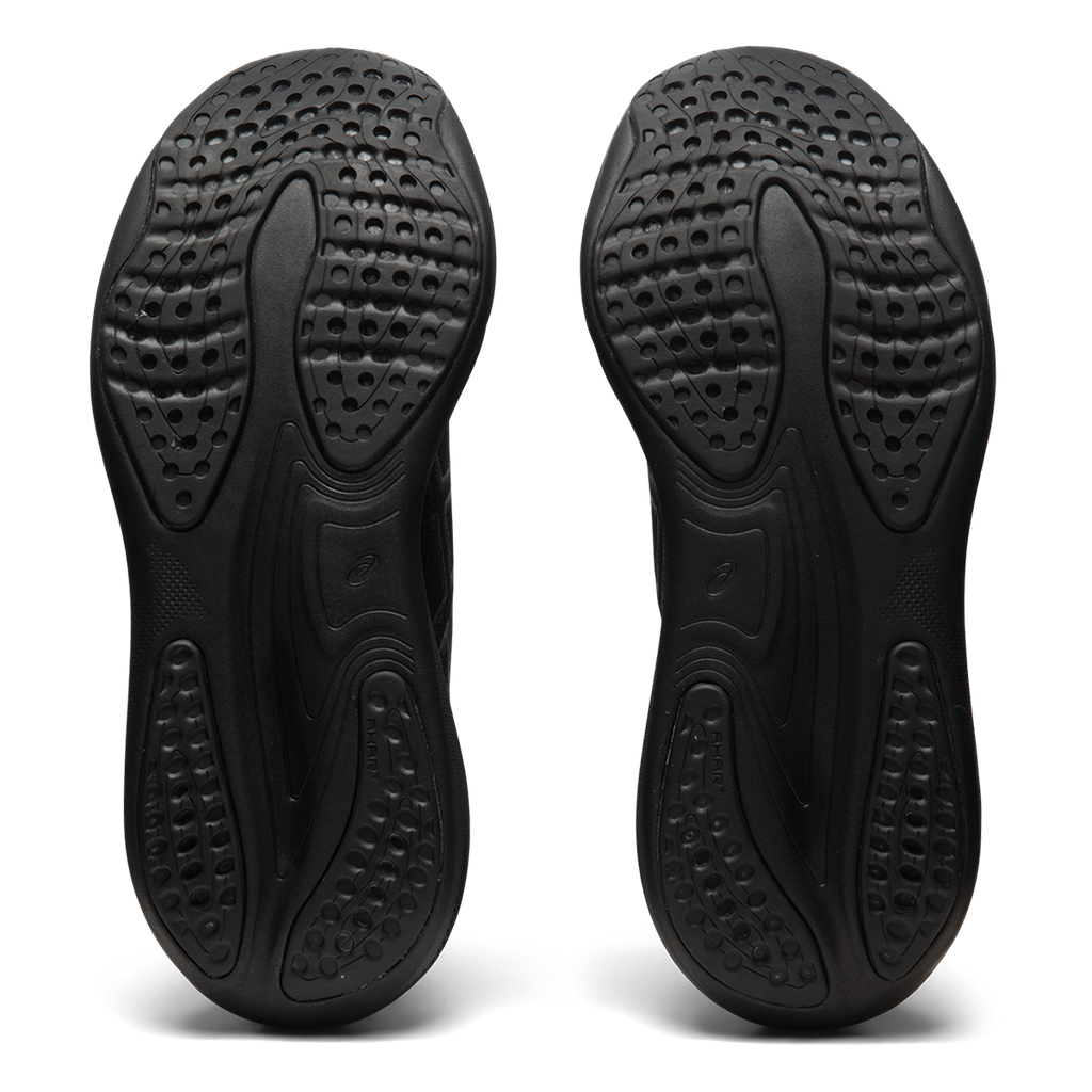 Asics Gel Nimbus 25 — Black - Black — Size D — Width 11.5 — Top View