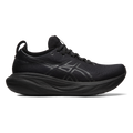Asics Gel Nimbus 25 — Black - Black — Size D — Width 11.5 — Front View