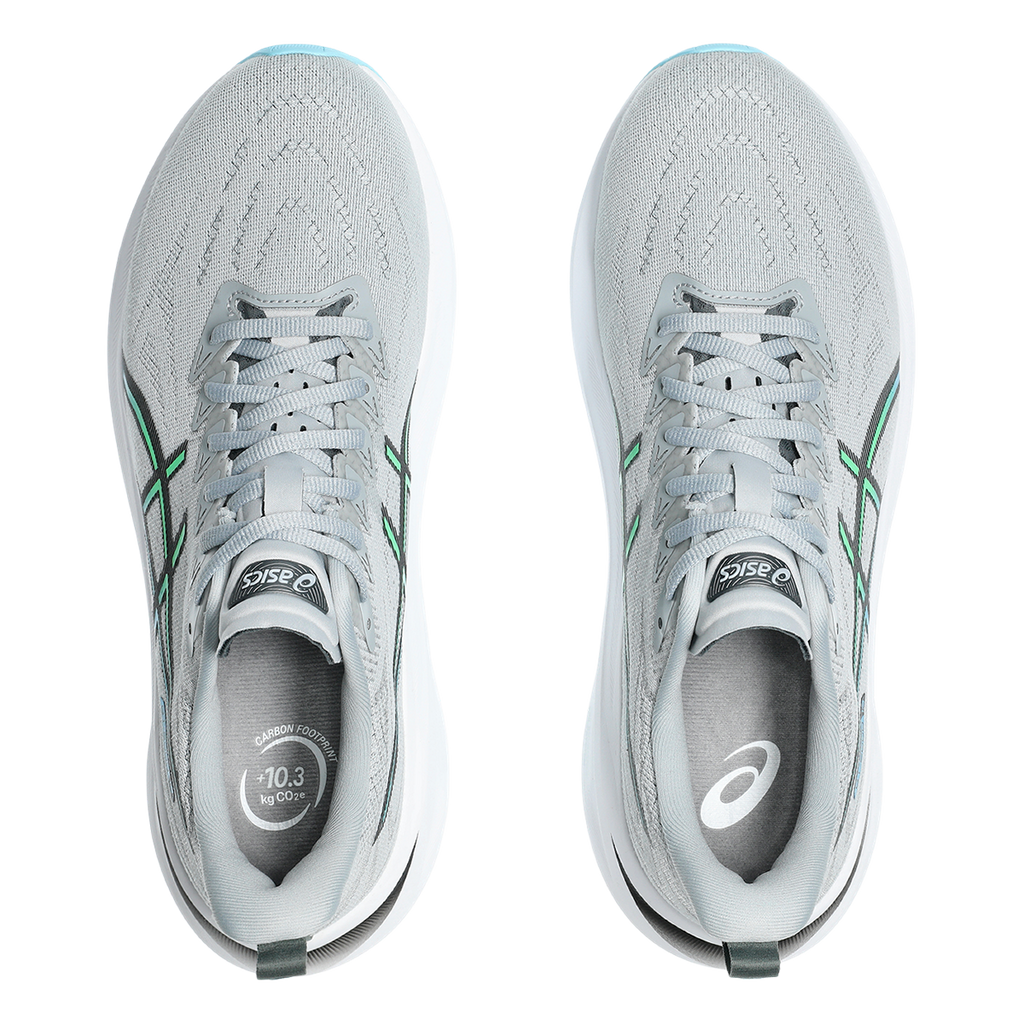 Asics GT 2000 13 — Piedmont Grey - Black — Size D — Width 8 — Back View