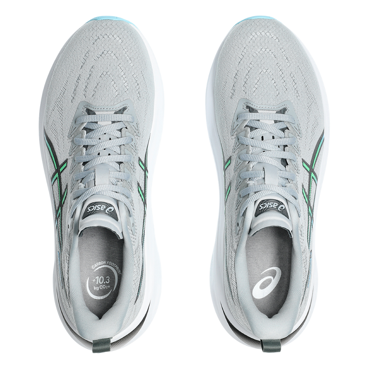Asics GT 2000 13 — Piedmont Grey - Black — Size D — Width 8 — Back View