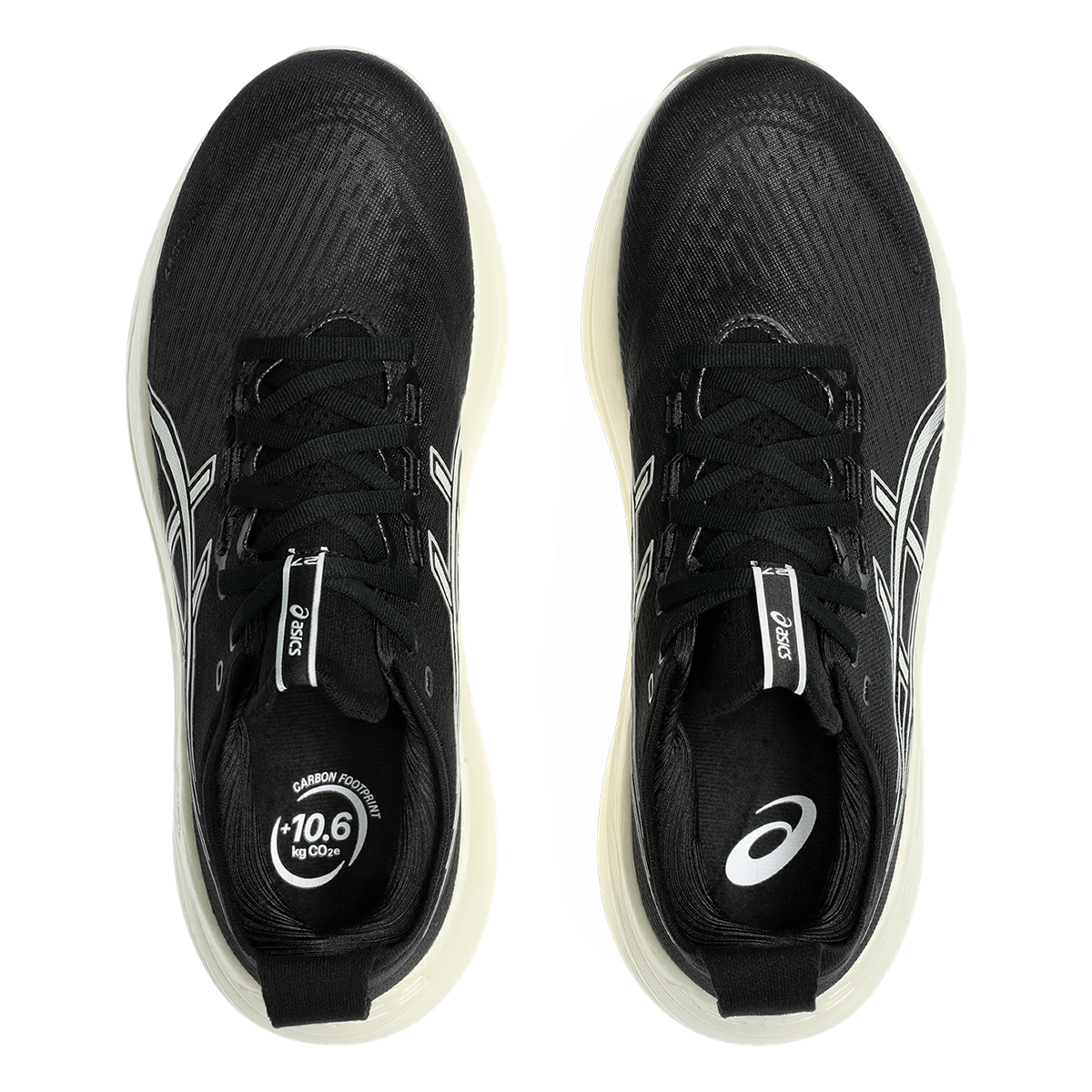 Asics Gel Nimbus 27 Black - Lake Grey — Black - Lake Grey — Size D — Width 6 — Back View