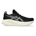 Asics Gel Nimbus 27 Black - Lake Grey — Black - Lake Grey — Size D — Width 6 — Front View