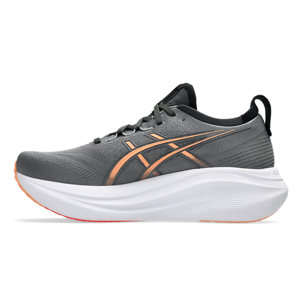 Asics Gel Nimbus 27 Carbon - Mojave — Carbon - Mojave — Size D — Width 6 — Side View