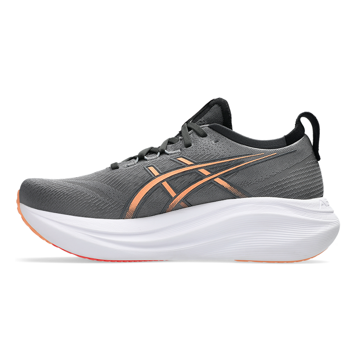 Asics Gel Nimbus 27 Carbon - Mojave — Carbon - Mojave — Size D — Width 6 — Side View