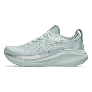 Asics Gel Nimbus 27 Pure Aqua - White — Pure Aqua - White — Size B — Width 5 — Top View