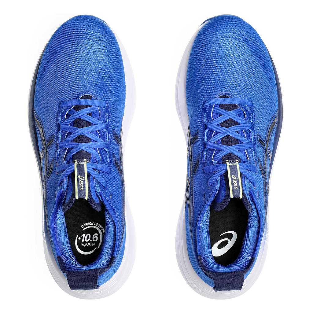 Asics Gel Nimbus 27 Illusion Blue - Indigo Blue — Illusion Blue - Indigo Blue — Size D — Width 6 — Back View