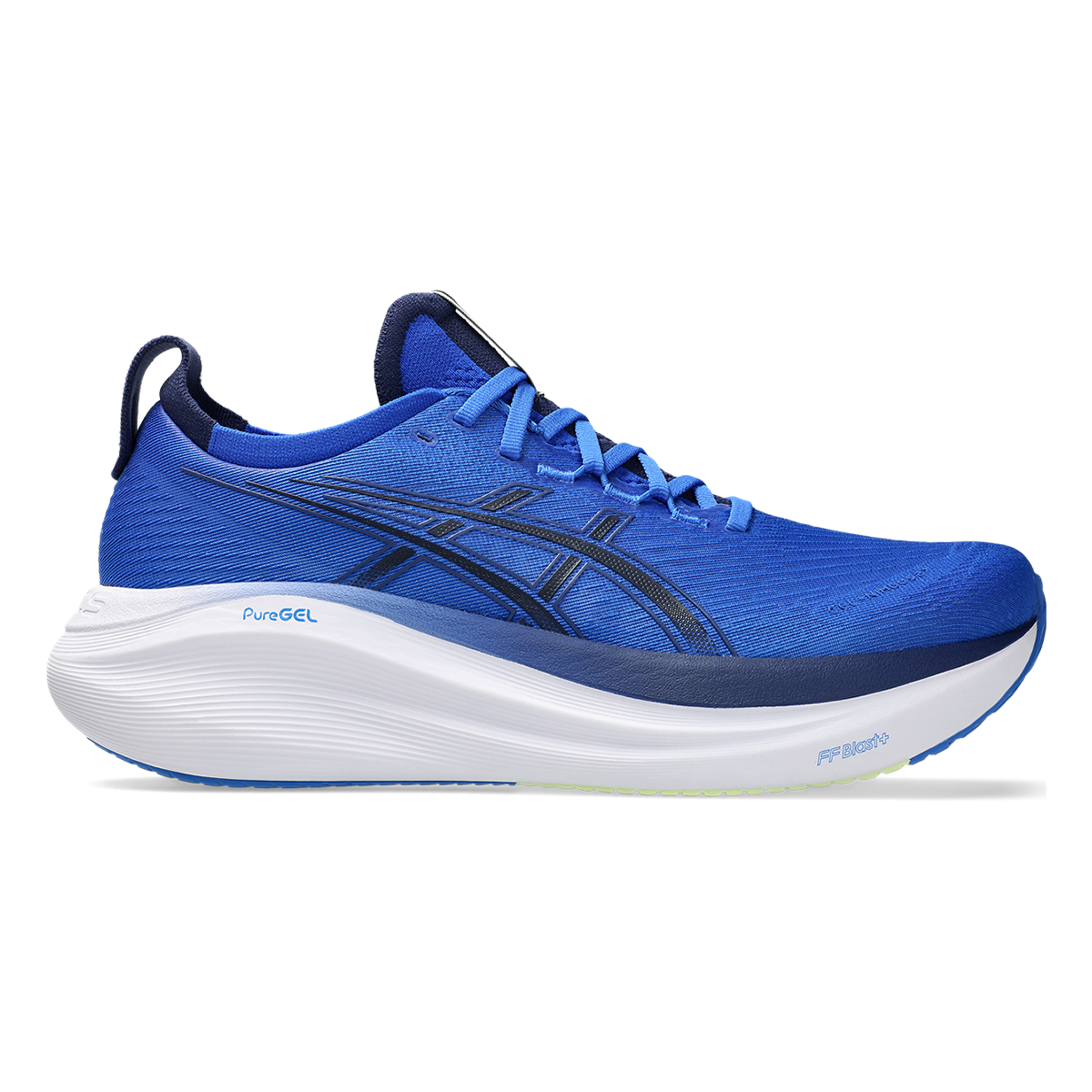 Asics Gel Nimbus 27 Illusion Blue - Indigo Blue — Illusion Blue - Indigo Blue — Size D — Width 6 — Front View