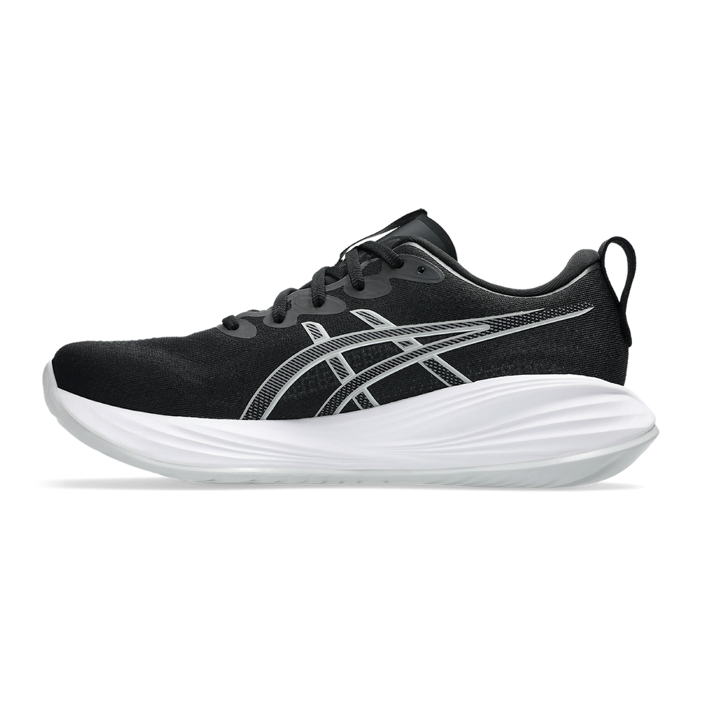 Asics Gel Cumulus 27 — Black - Concrete — Size 4E — Width 10 — Side View