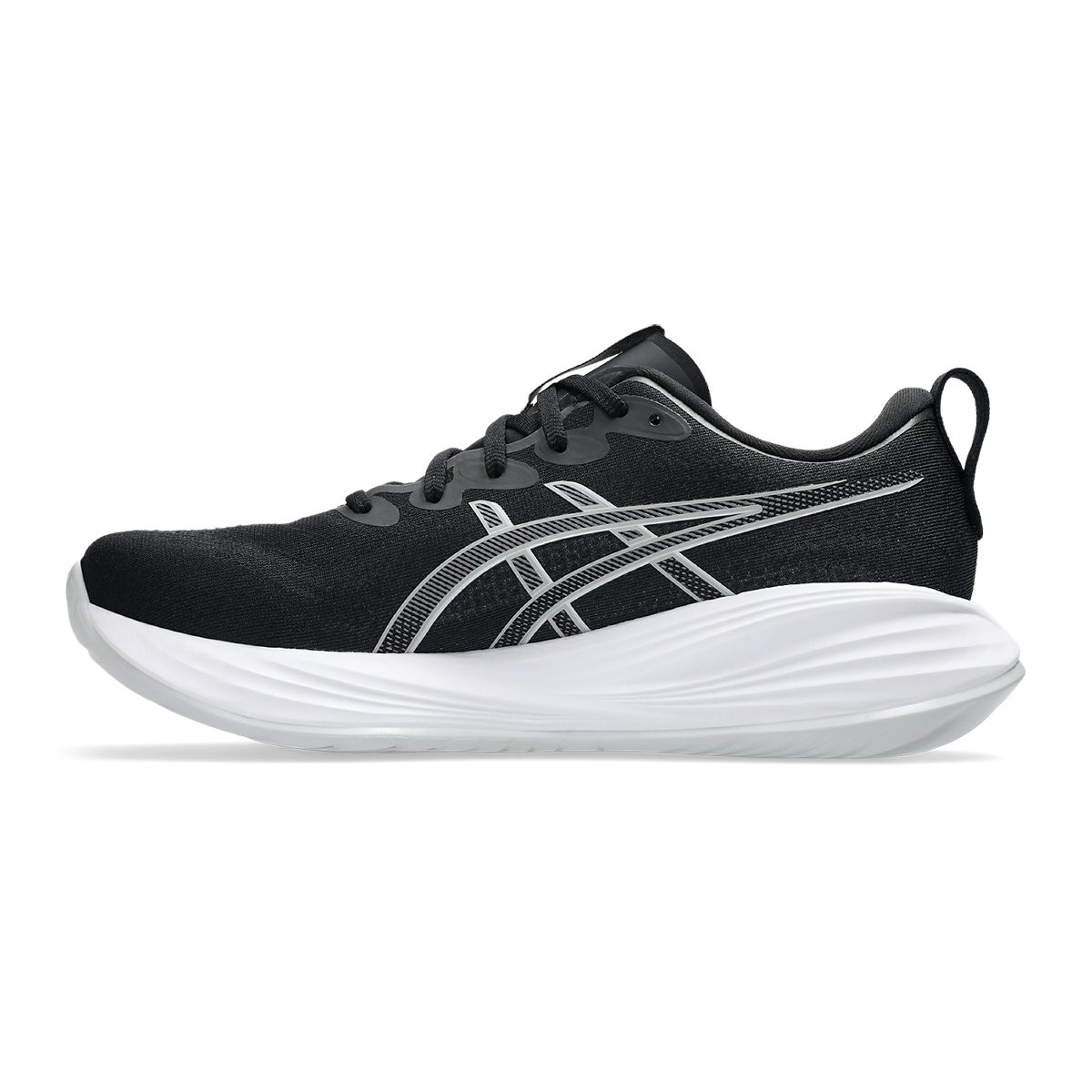 Asics Gel Cumulus 27 — Black - Concrete — Size 4E — Width 10 — Side View