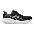Asics Gel Cumulus 27 — Black - Concrete — Size 4E — Width 10 — Front View