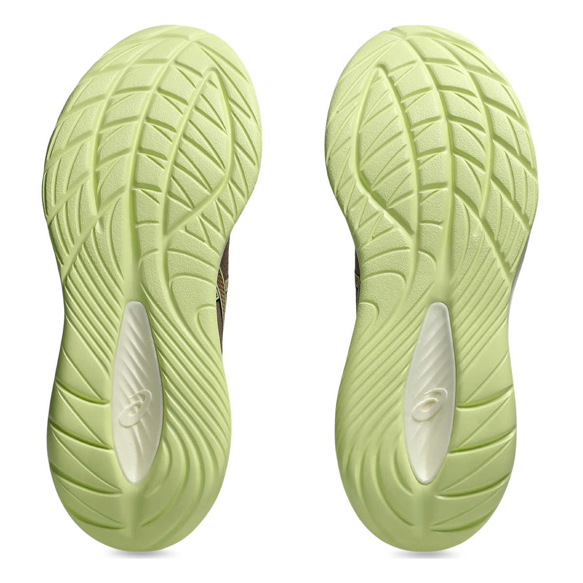 Asics Gel Cumulus 27 — Taupe Grey - Black — Size D — Width 6 — Top View