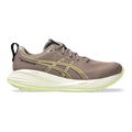 Asics Gel Cumulus 27 — Taupe Grey - Black — Size D — Width 6 — Front View