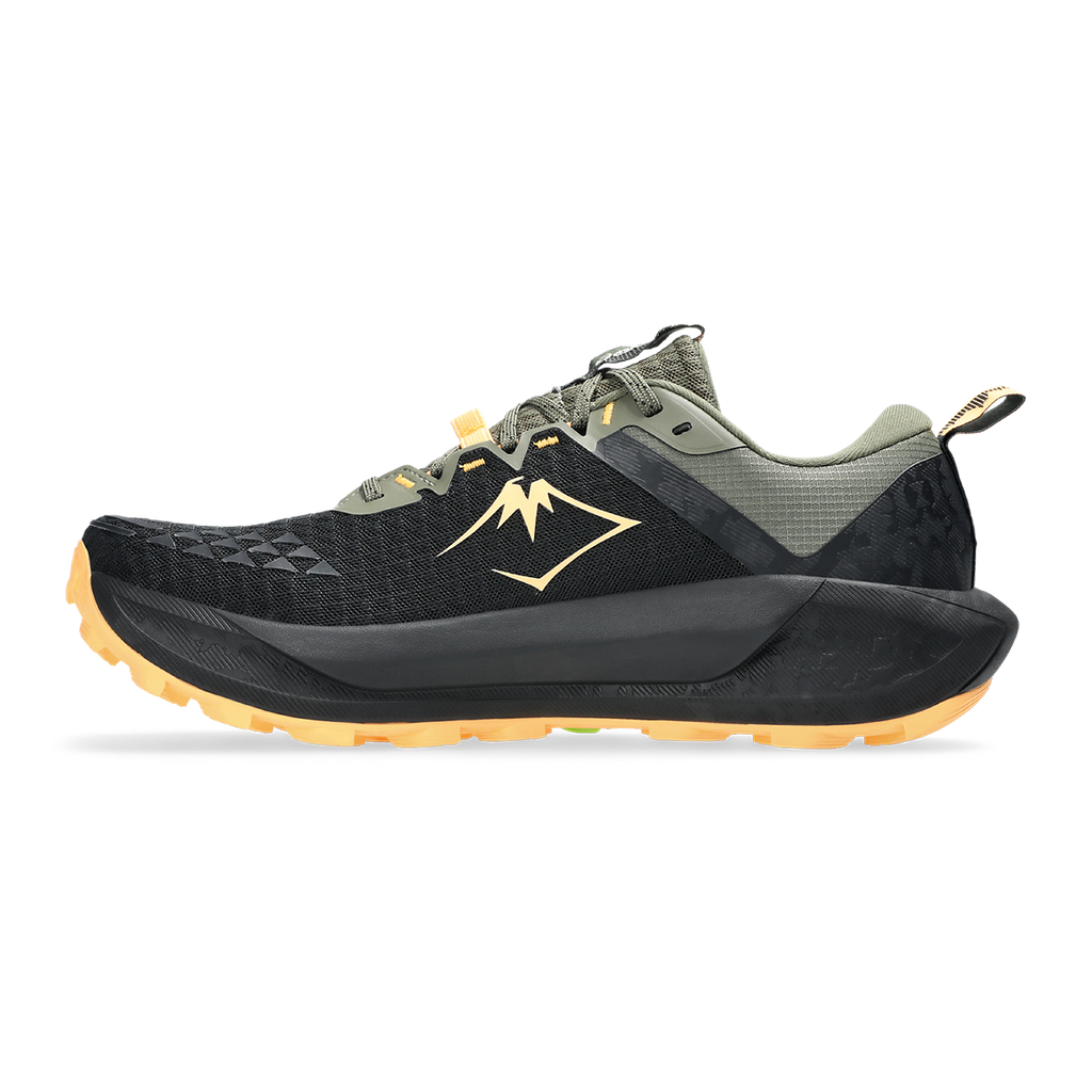 Asics Gel Trabuco 13 — Black - Cream — Size D — Width 10.5 — Side View